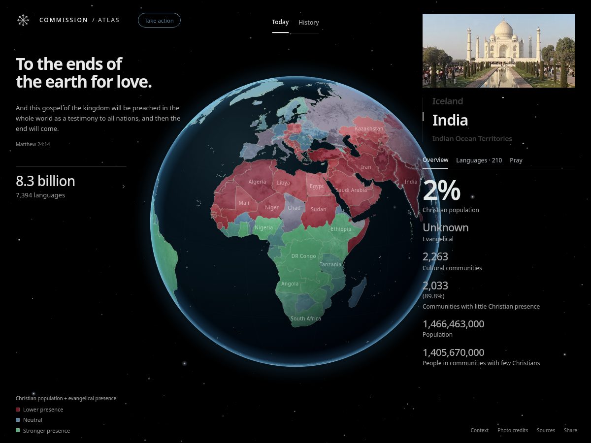 Landing-page snapshot of commissionatlas.com
