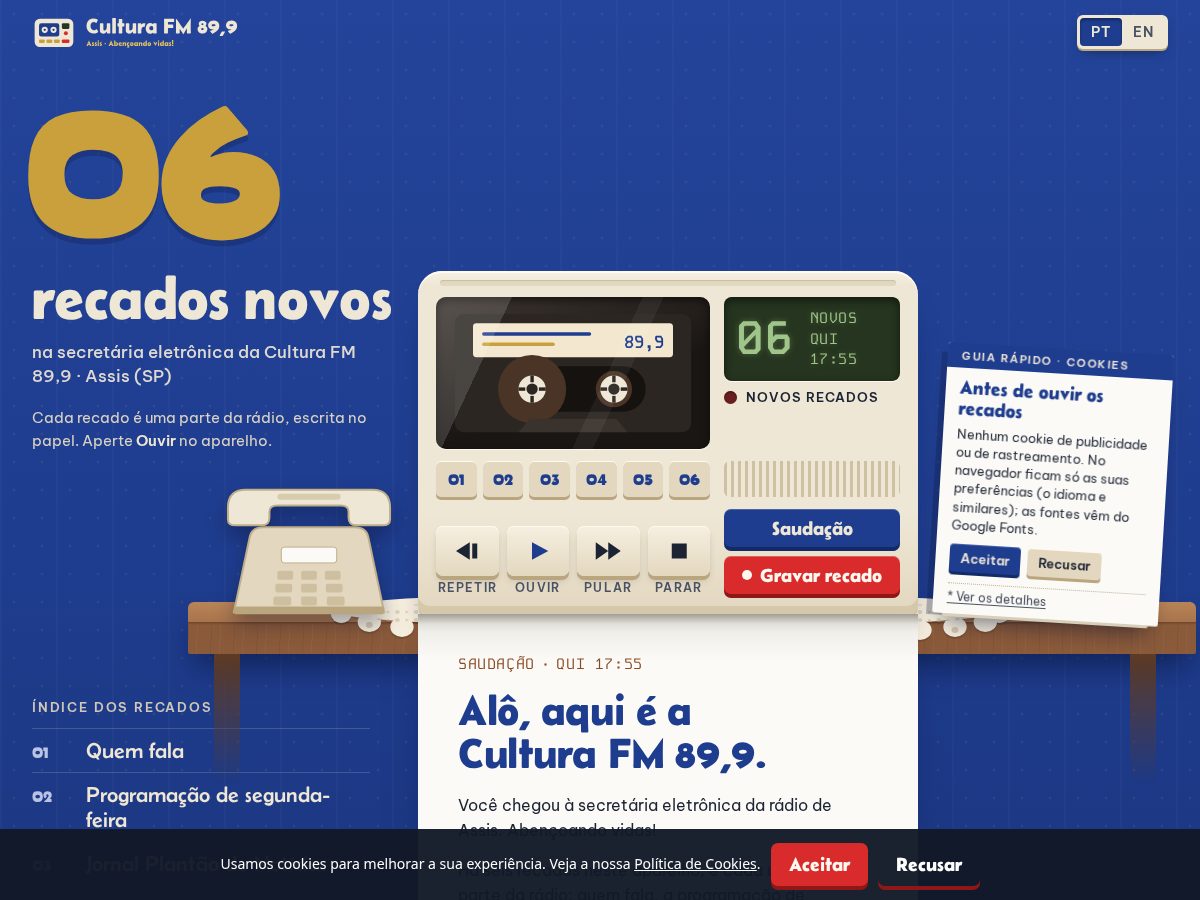 Landing-page snapshot of culturadaily.digital