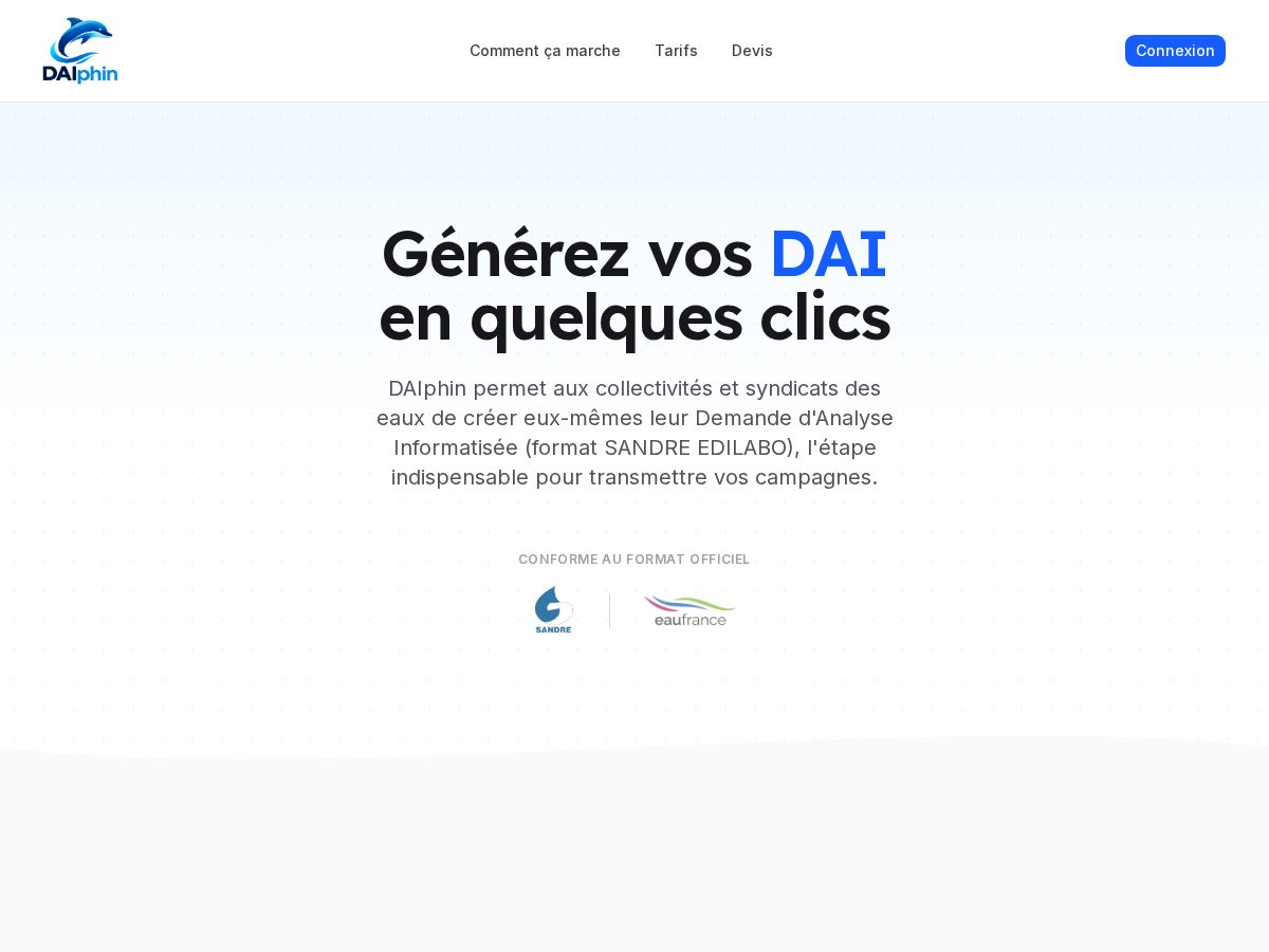 Landing-page snapshot of daiphin.com