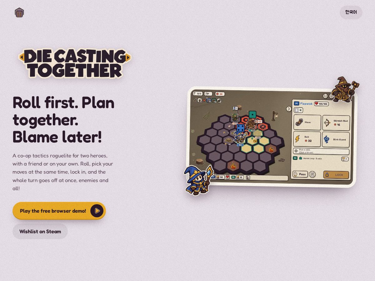 Landing-page snapshot of diecastingtogether.com