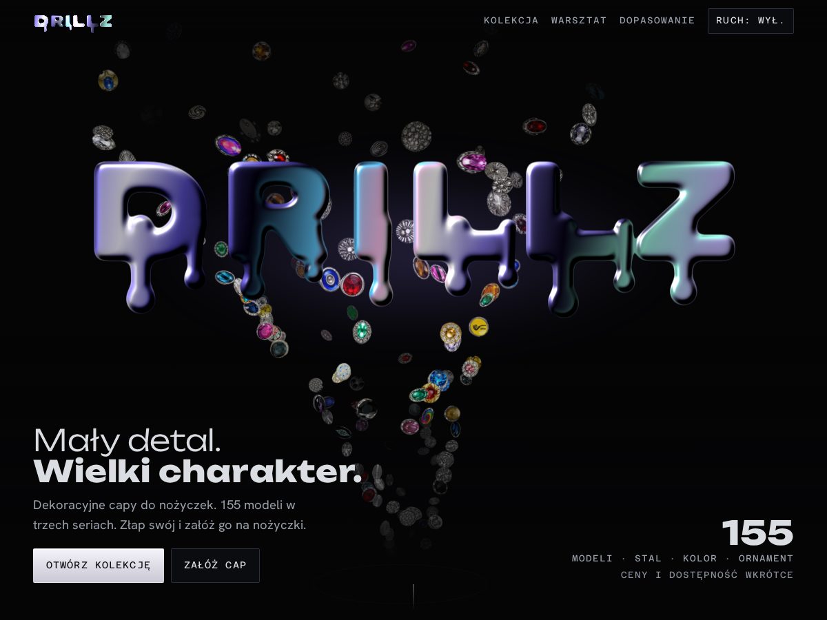 Landing-page snapshot of drillz.store