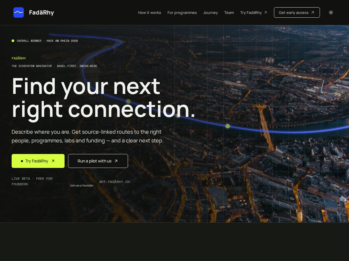 Landing-page snapshot of fadarhy.com