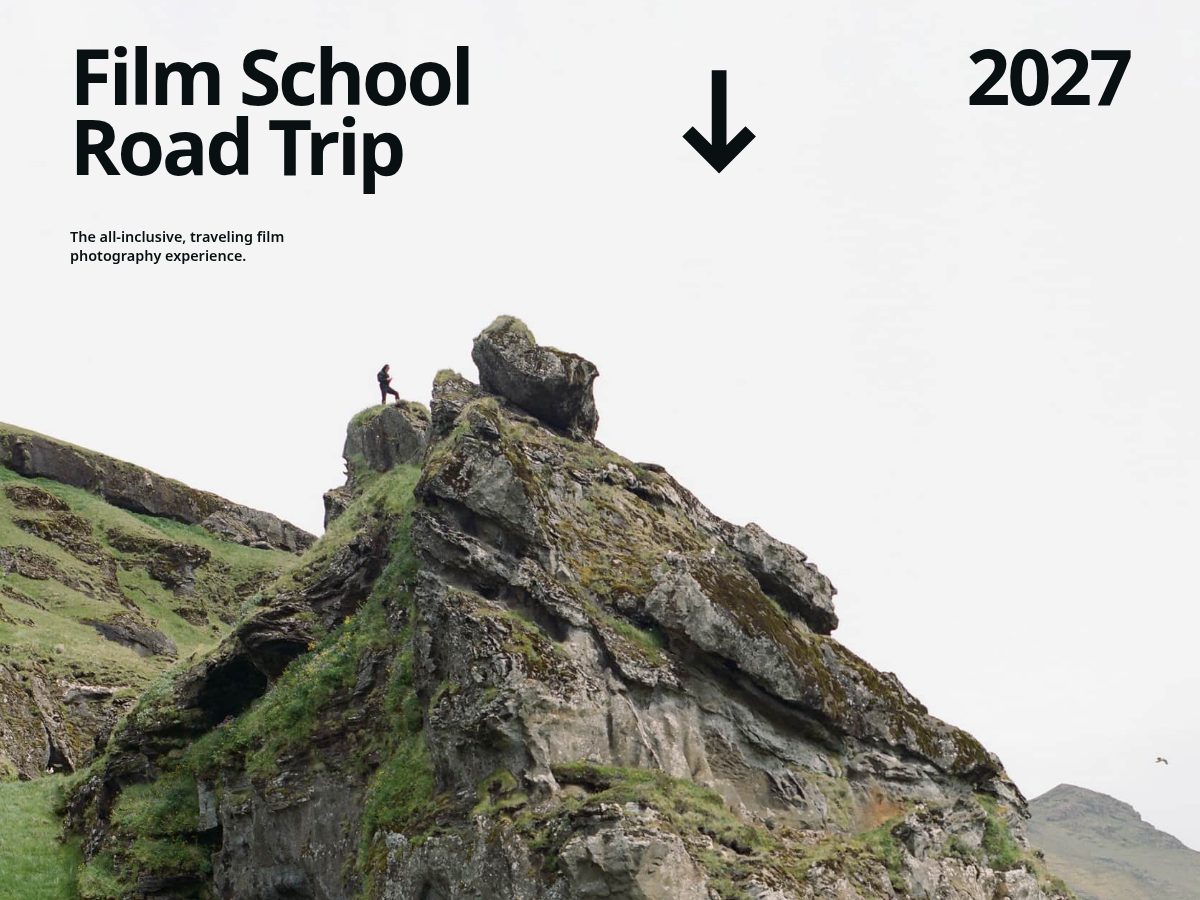 Landing-page snapshot of filmschoolroadtrip.com