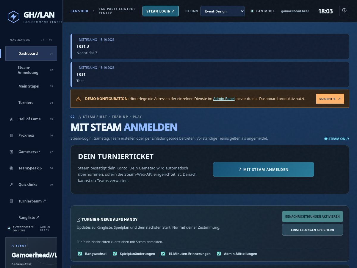 Landing-page snapshot of gamoerhead.beer
