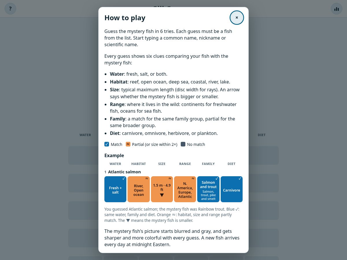 Landing-page snapshot of gillguess.com