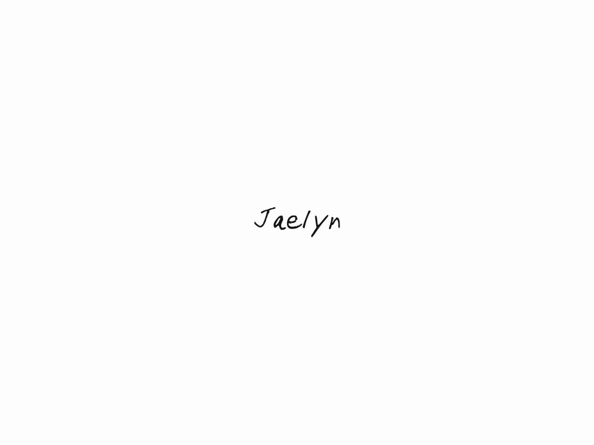 Landing-page snapshot of jaelyn.art