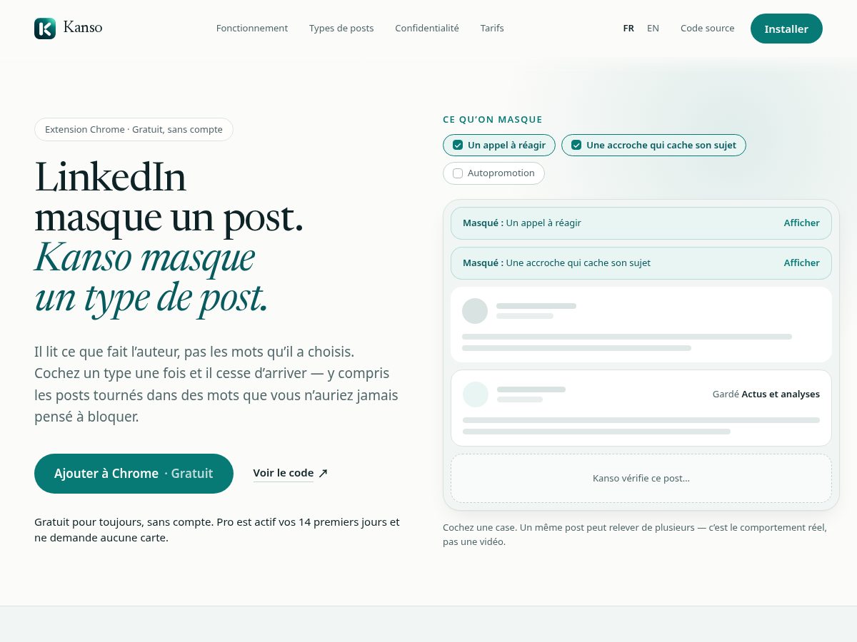 Landing-page snapshot of kansofeed.com