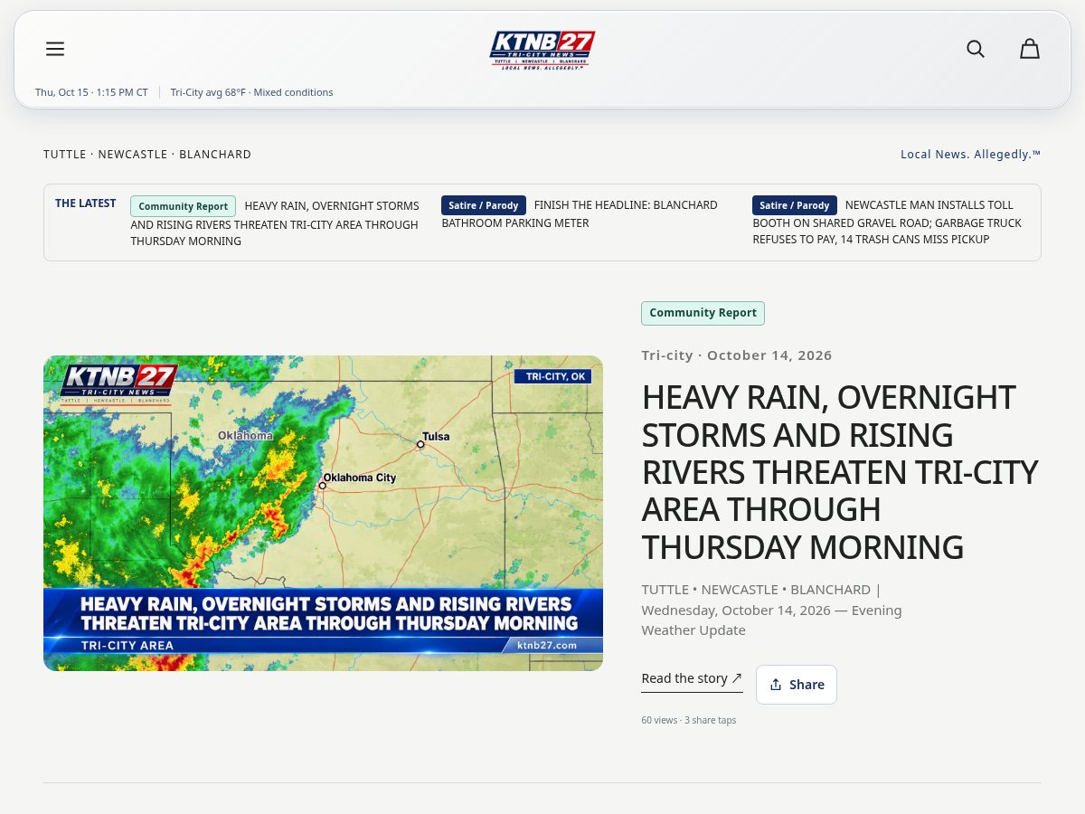Landing-page snapshot of ktnb27.com