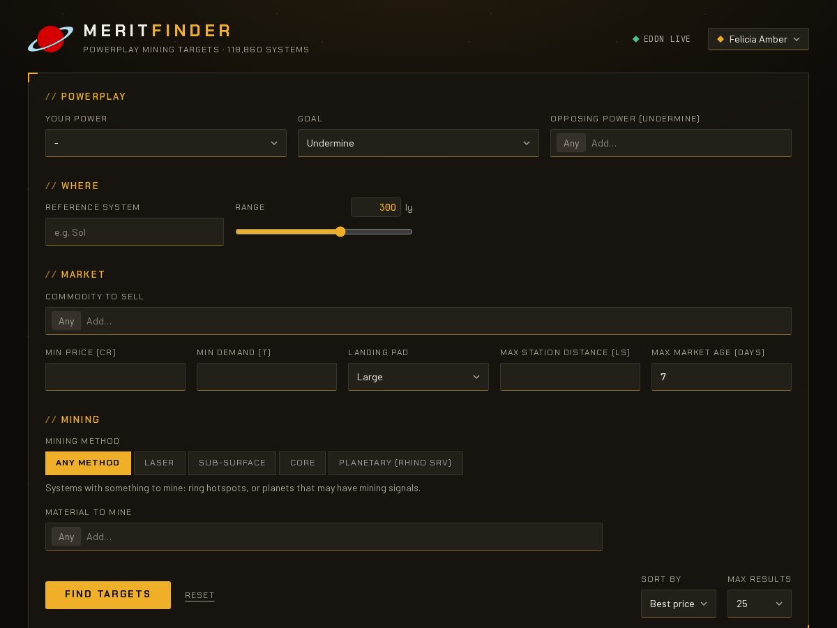 Landing-page snapshot of meritfinder.app