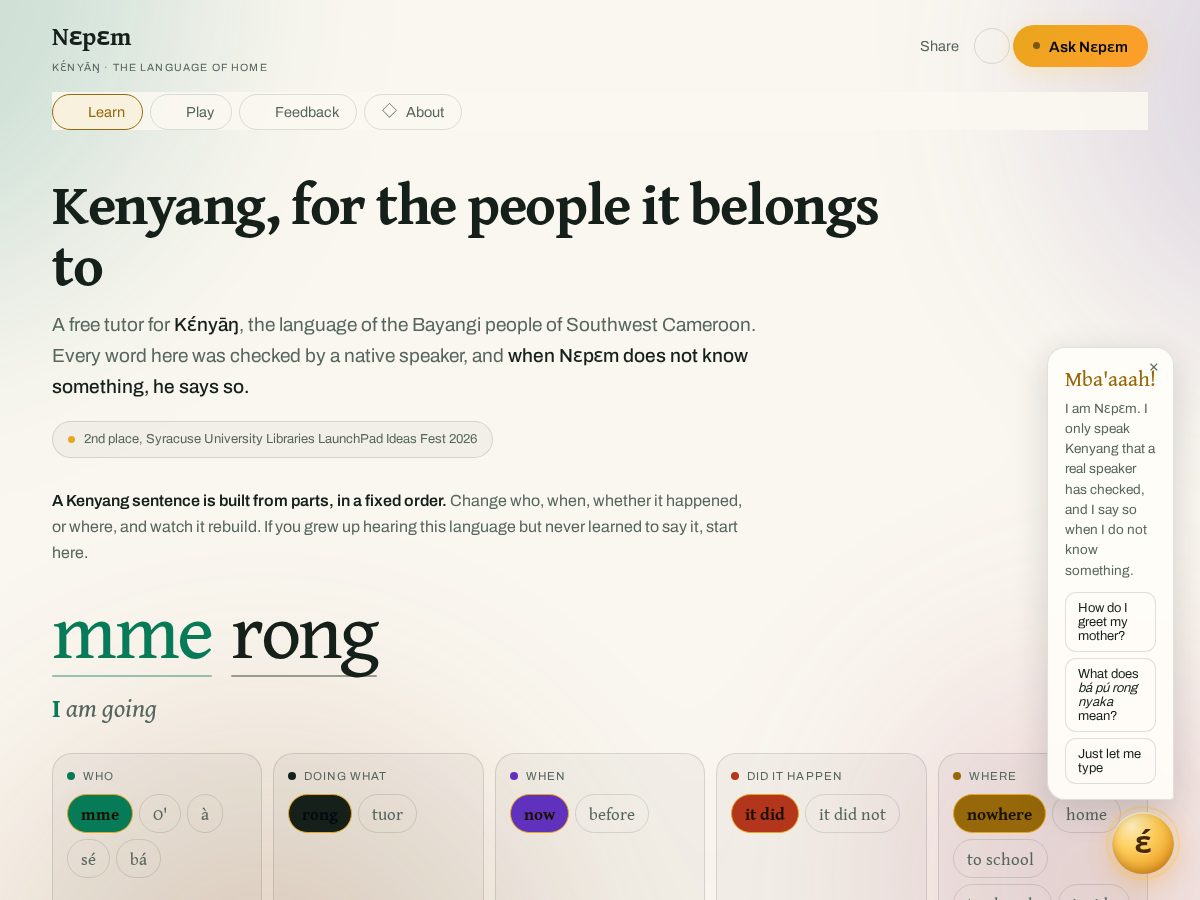 Landing-page snapshot of nepem.org
