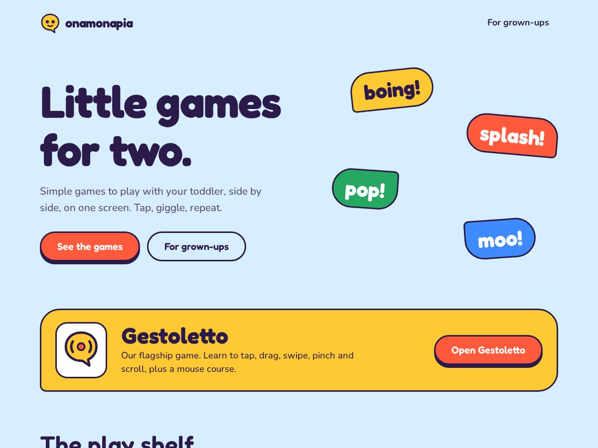 Landing-page snapshot of onamonapia.net