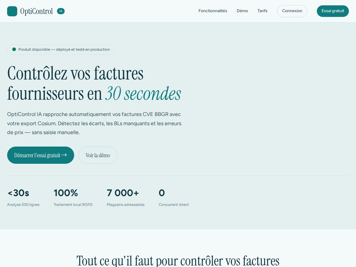Landing-page snapshot of opti-controle.com