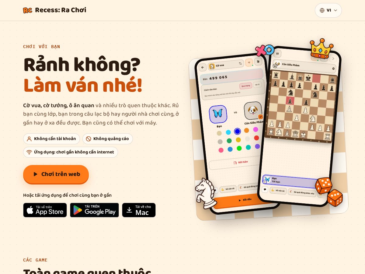 Landing-page snapshot of rachoi.app