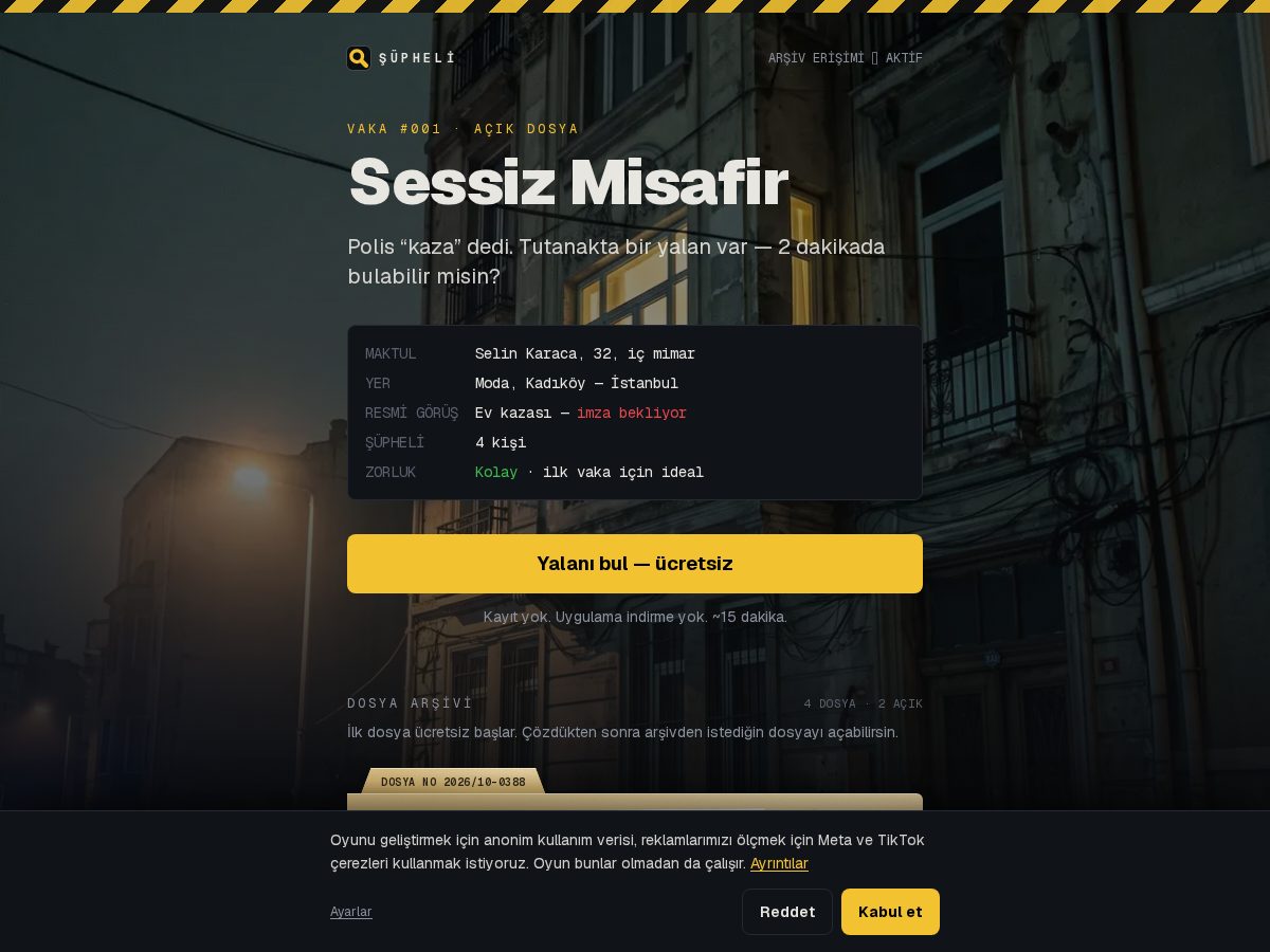 Landing-page snapshot of supheli.online