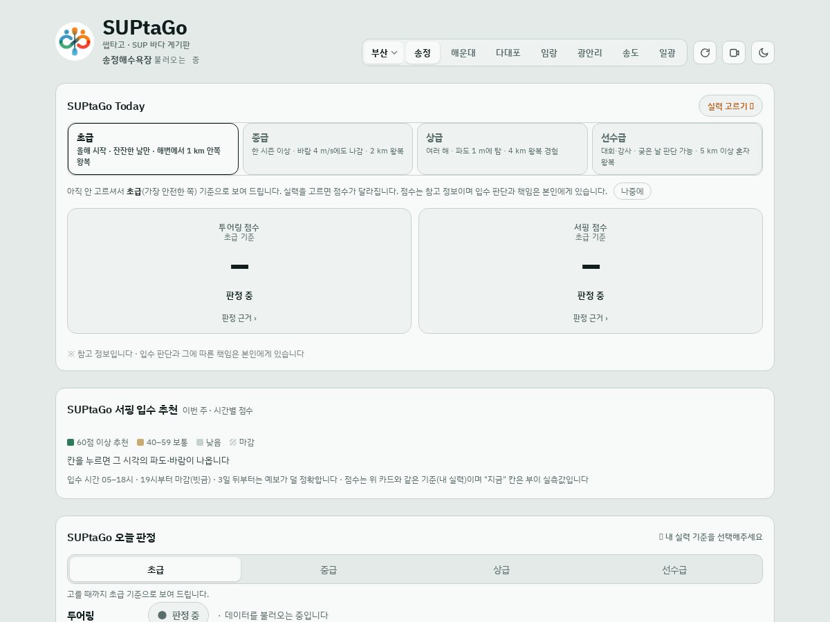Landing-page snapshot of suptago.com