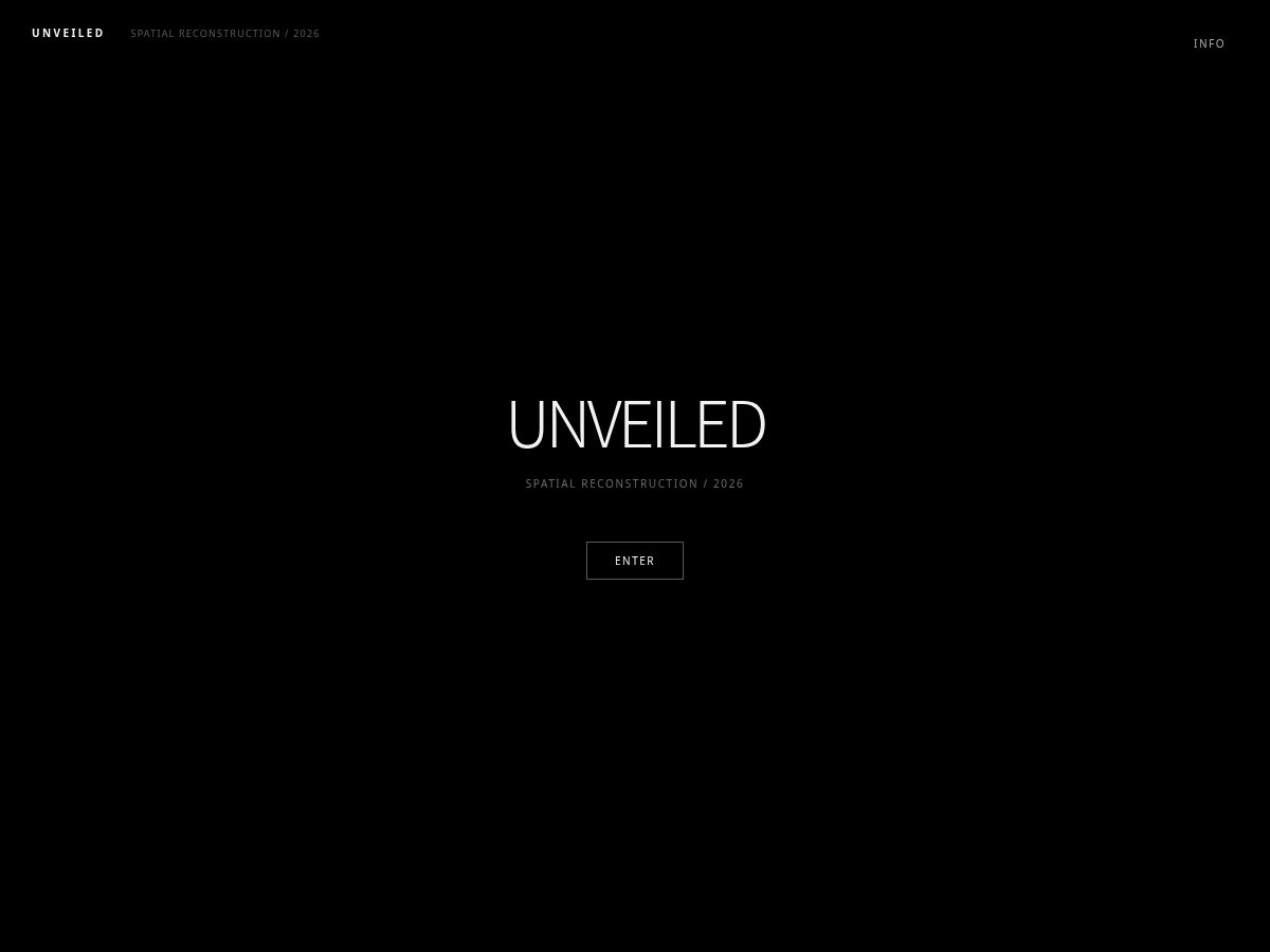 Landing-page snapshot of unveiledproject.com