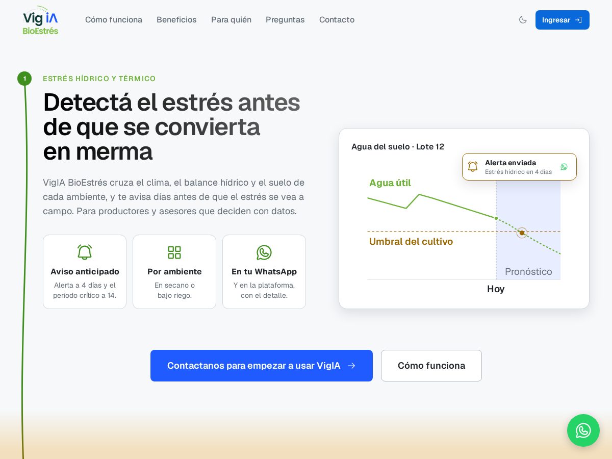 Landing-page snapshot of vigiabioestres.com