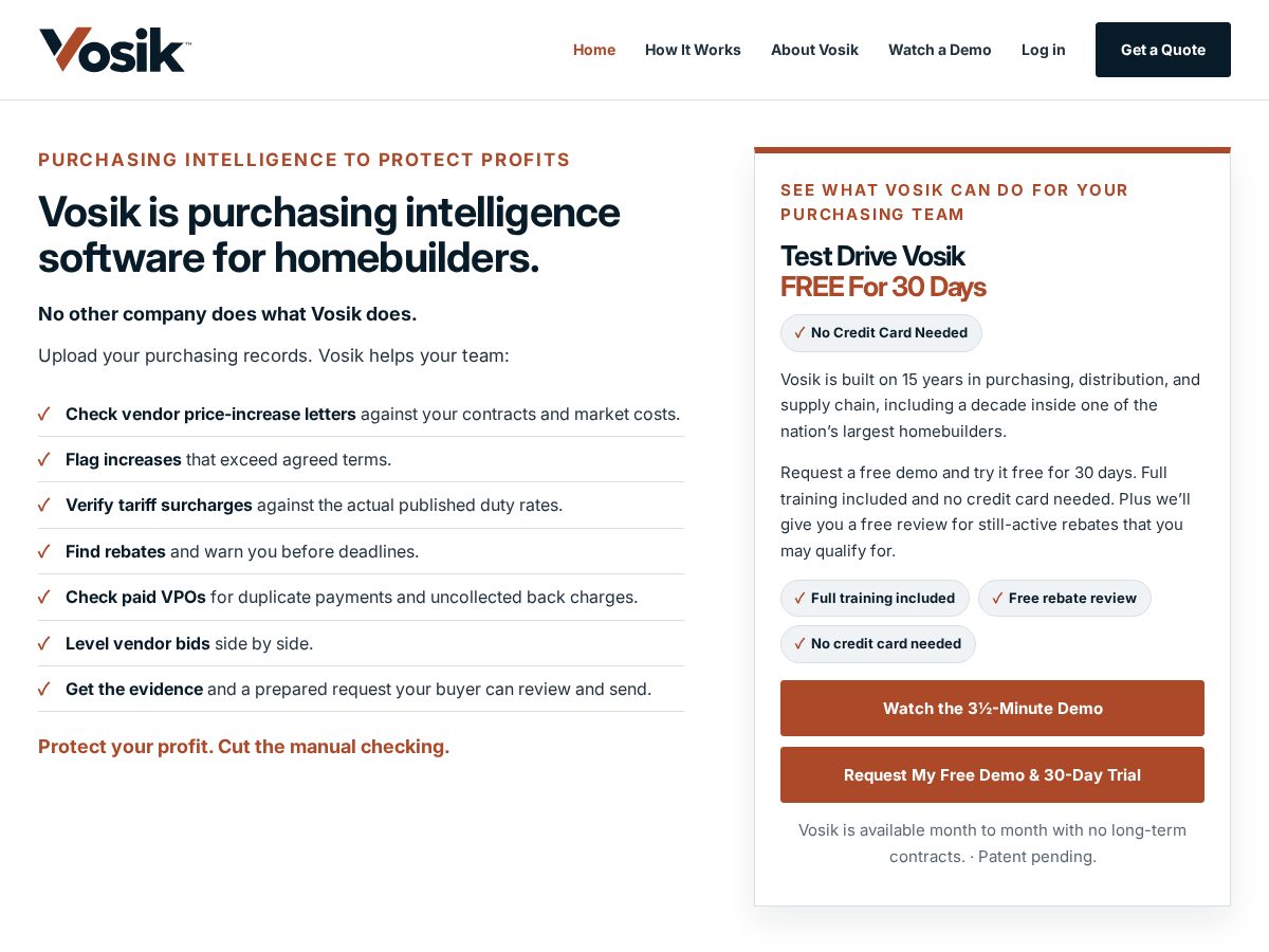 Landing-page snapshot of vosikconnectshq.com