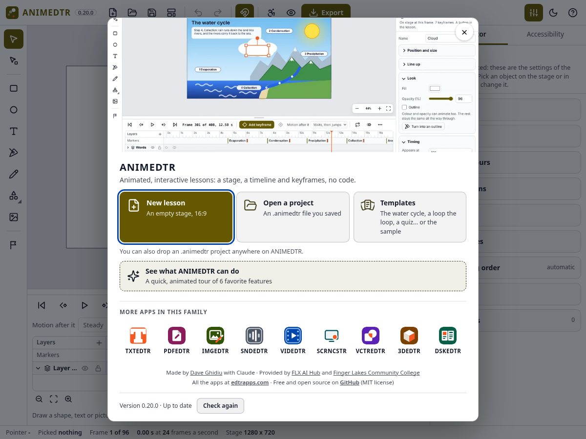 Landing-page snapshot of animedtr.app