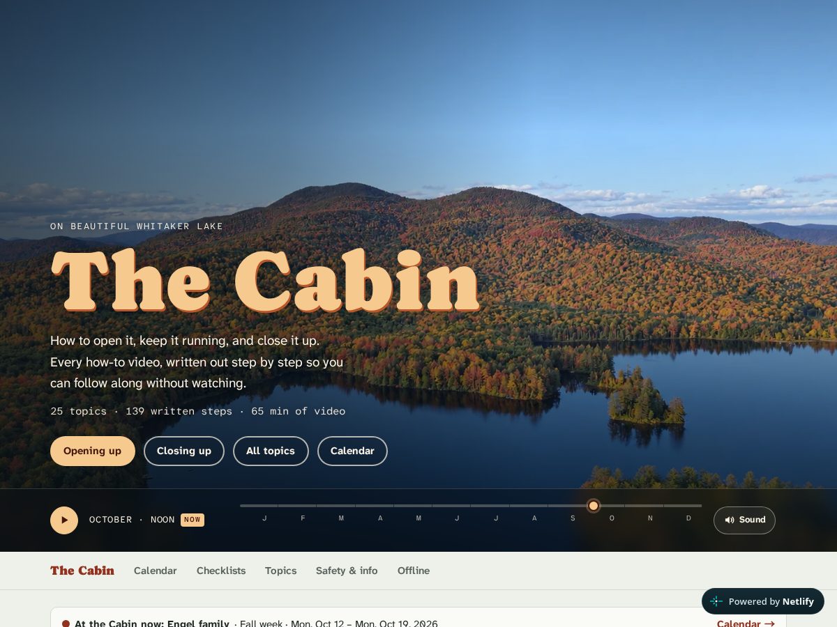 Landing-page snapshot of beerscabin.com