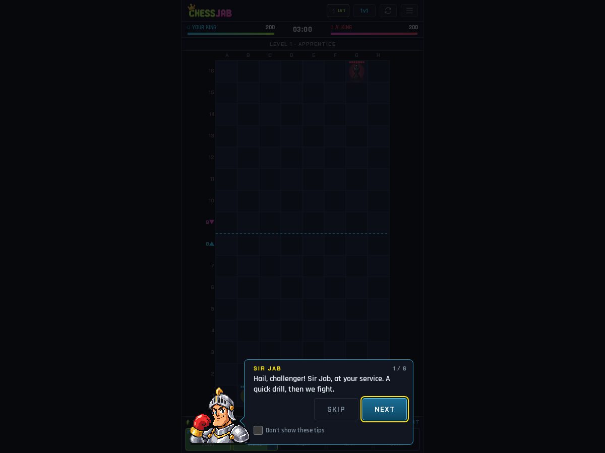 Landing-page snapshot of chessjab.com
