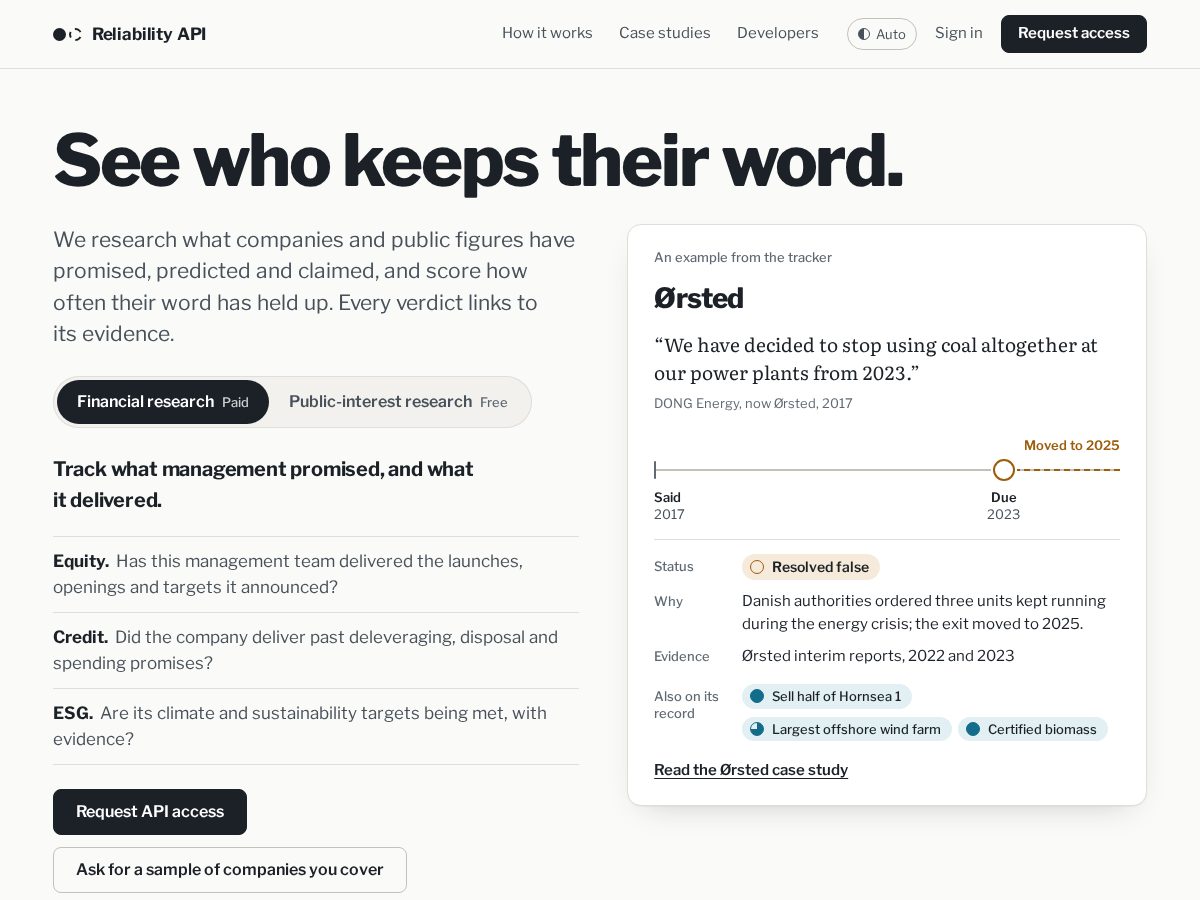 Landing-page snapshot of epistacklabs.com