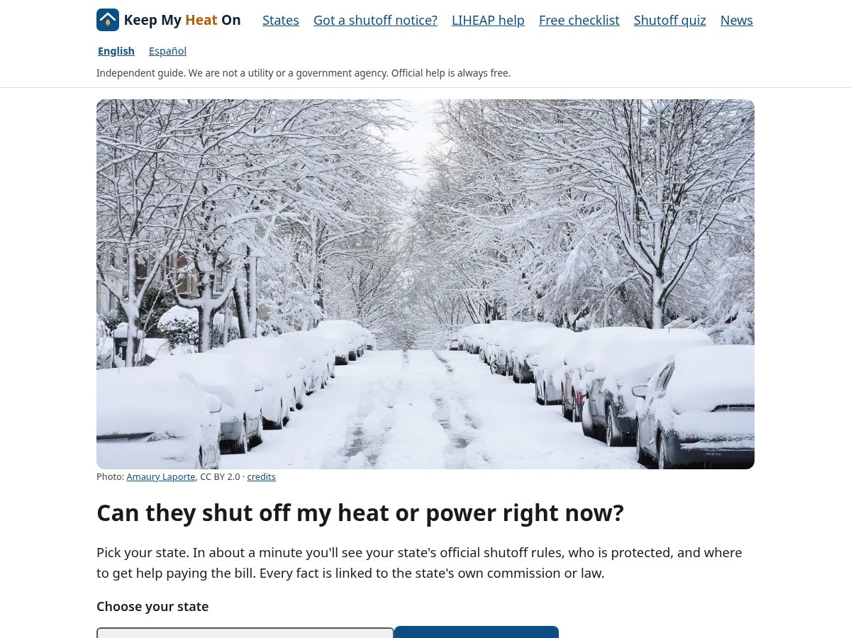 Landing-page snapshot of keepmyheaton.org