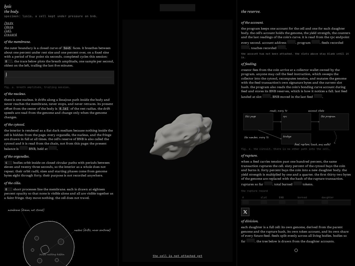 Landing-page snapshot of lysisprogram.com