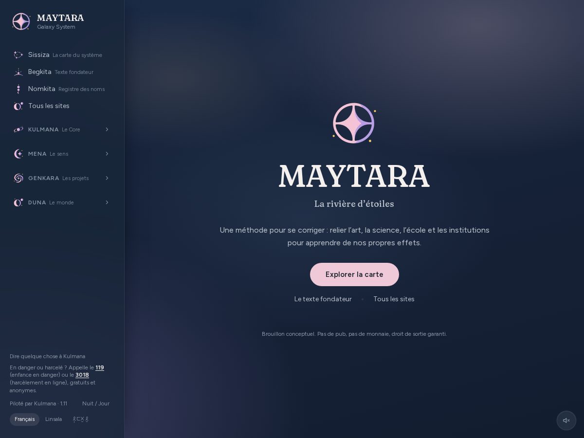 Landing-page snapshot of maytara.com