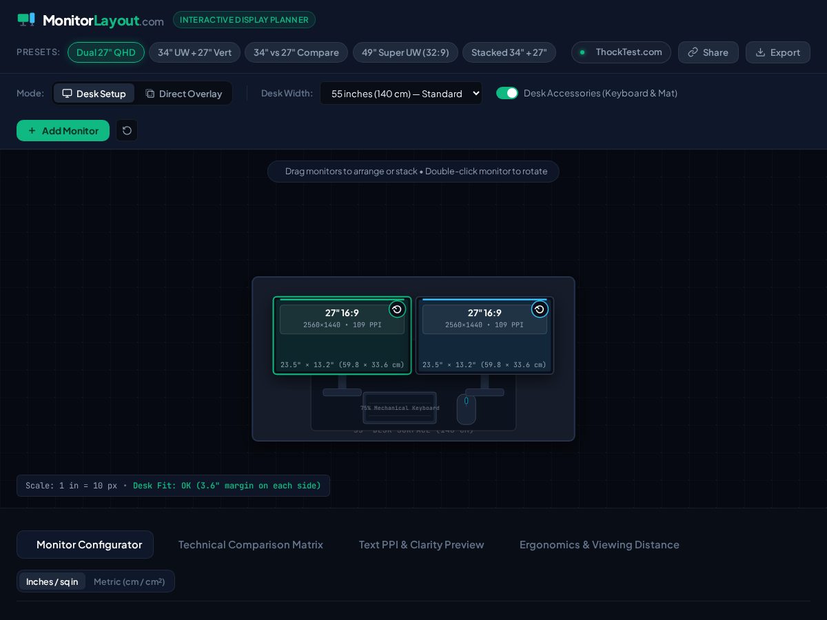Landing-page snapshot of monitorlayout.com