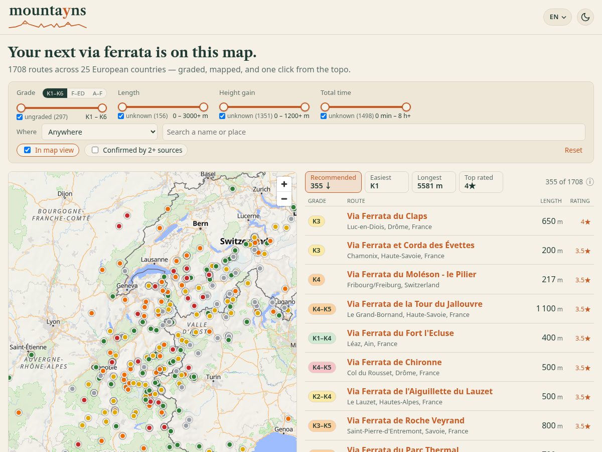 Landing-page snapshot of mountayns.org