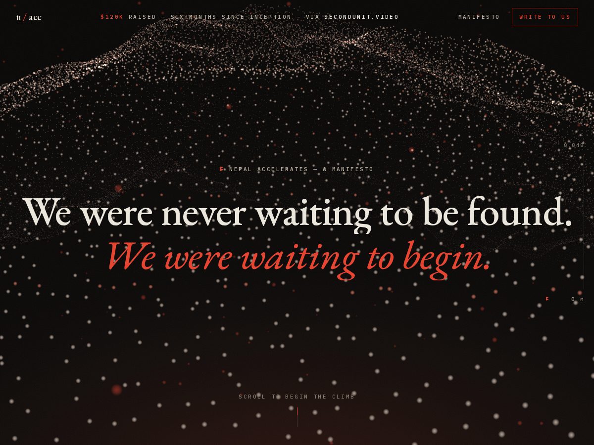 Landing-page snapshot of nacclabs.org