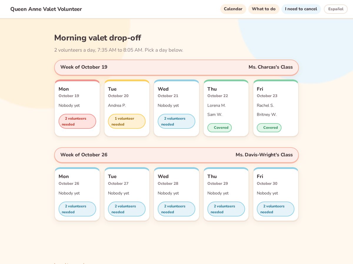 Landing-page snapshot of qavalet.com