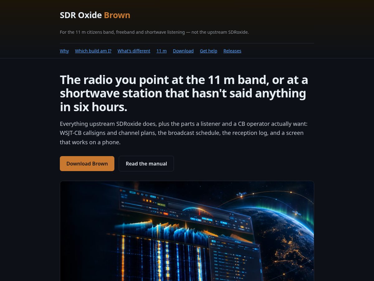 Landing-page snapshot of sdrbrown.info