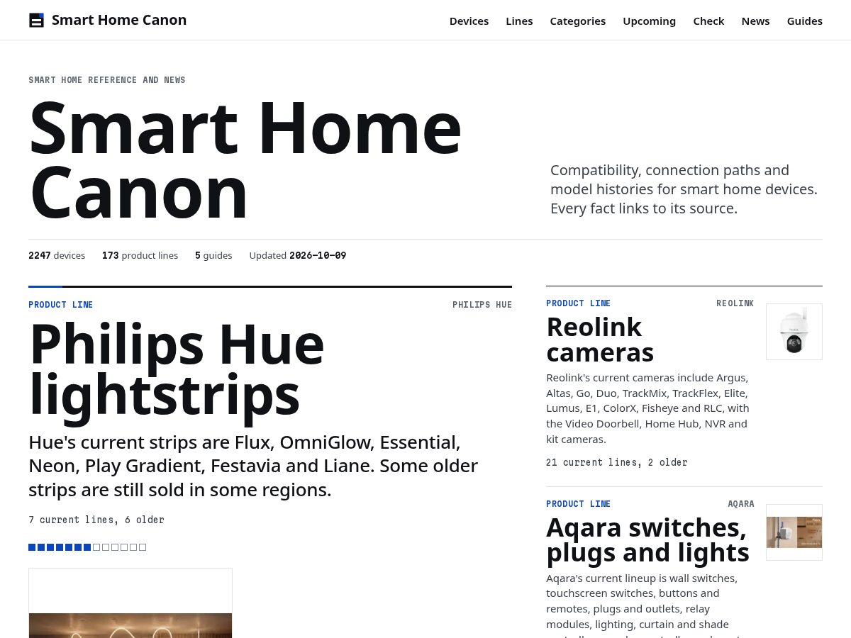 Landing-page snapshot of smarthomecanon.com