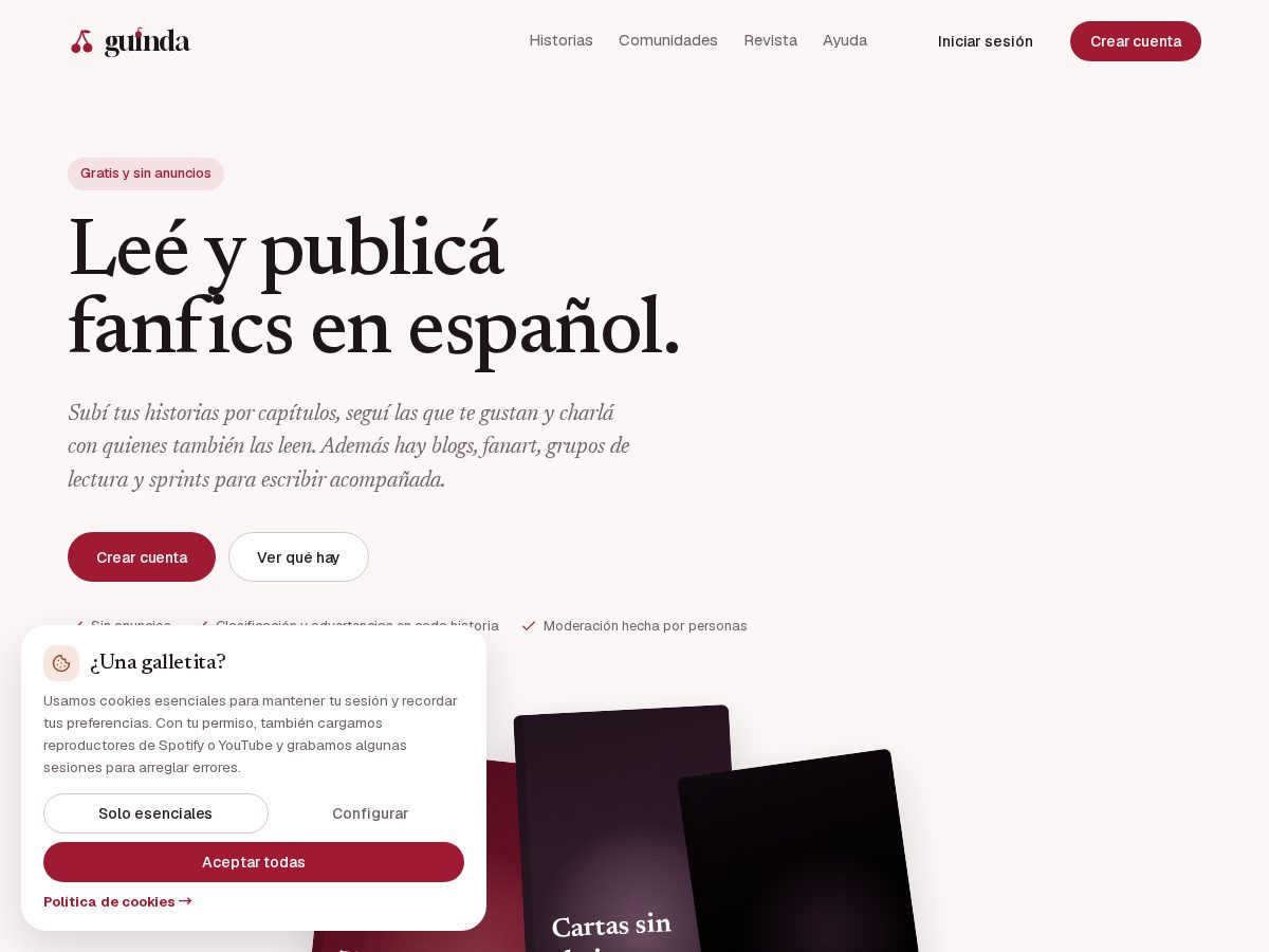 Landing-page snapshot of sweetcerisette.dev