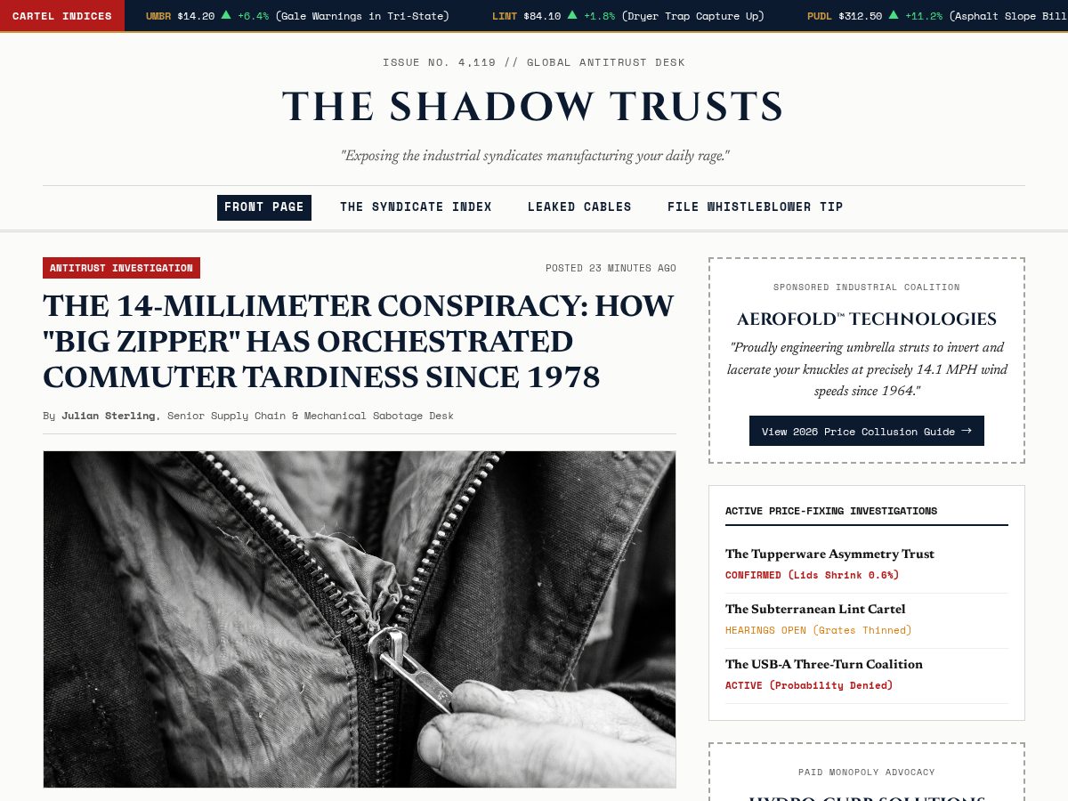 Landing-page snapshot of theshadowtrusts.org
