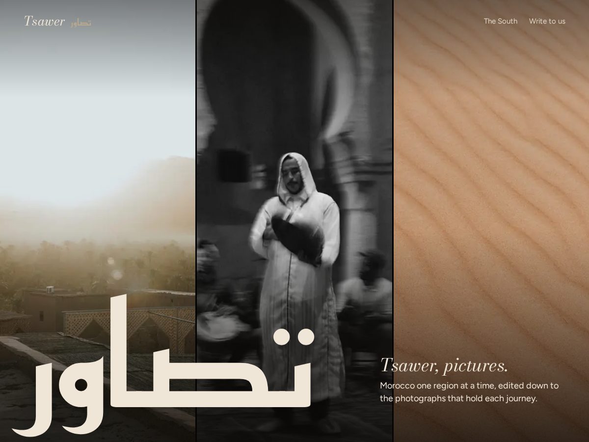 Landing-page snapshot of tsawer.org
