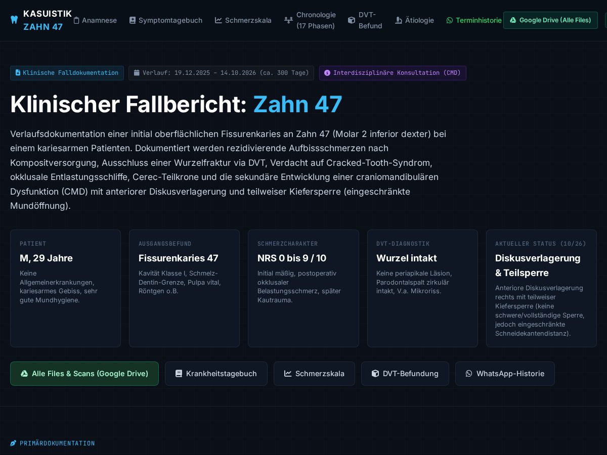 Landing-page snapshot of zahn47.fun