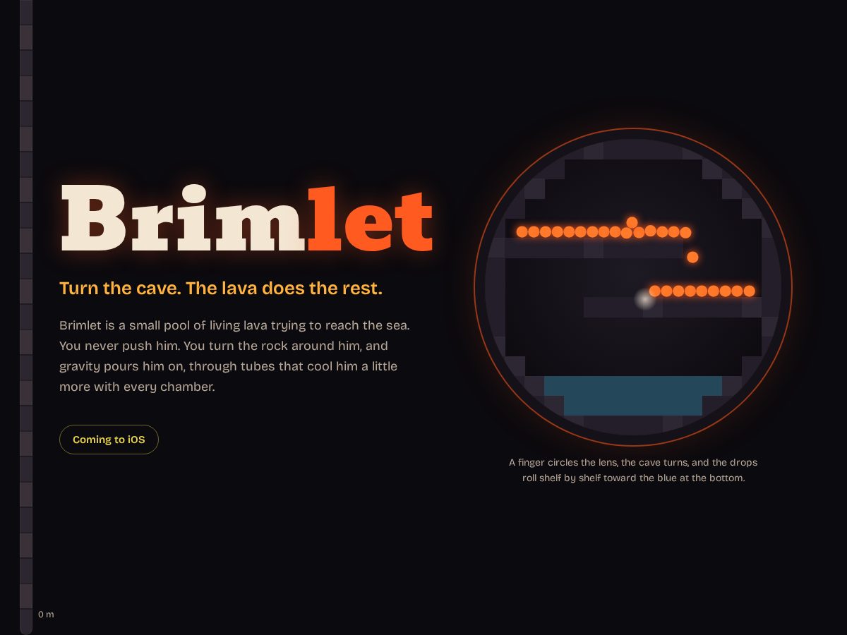 Landing-page snapshot of brimlet.cfd