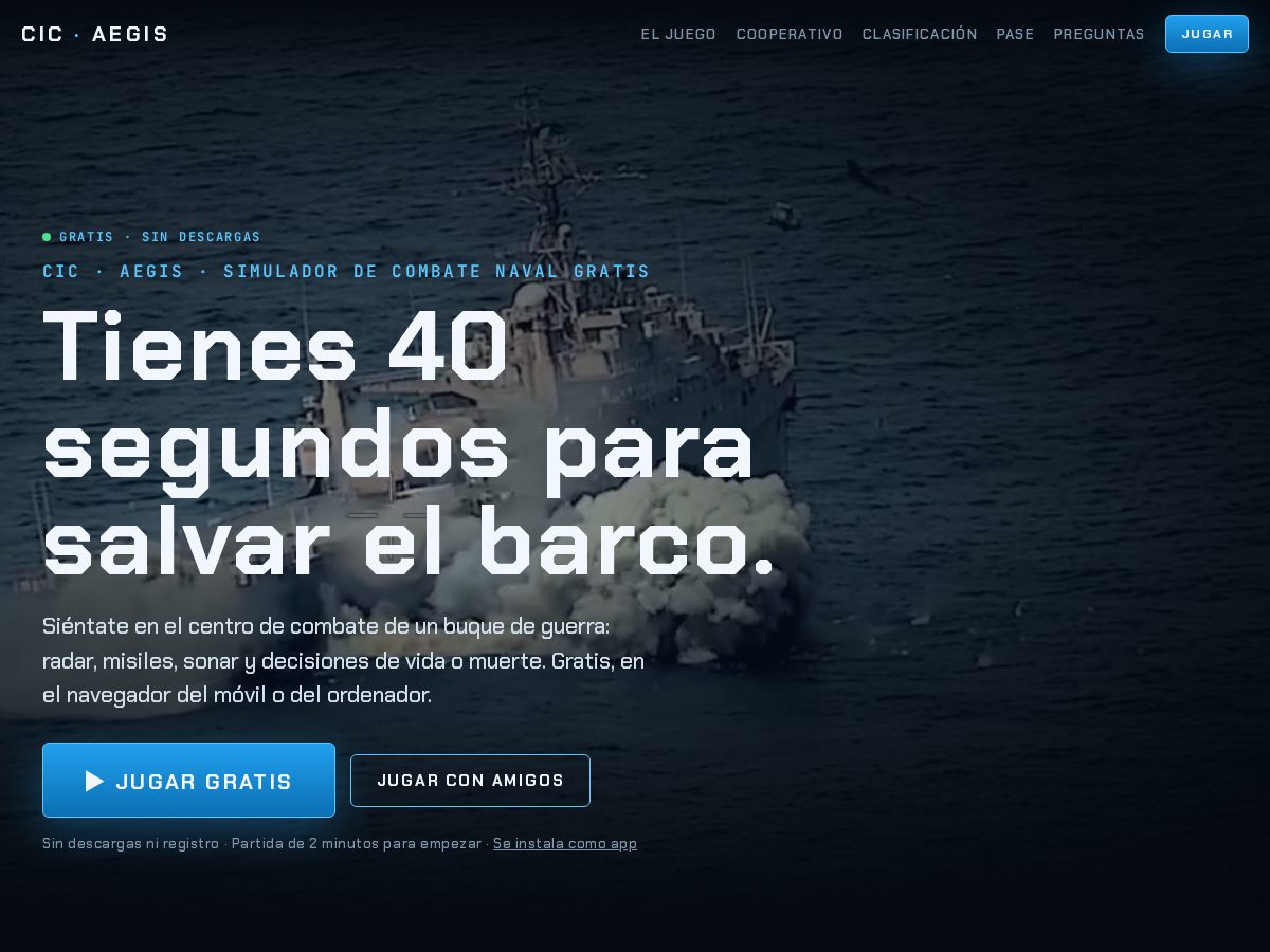 Landing-page snapshot of cicaegis.com