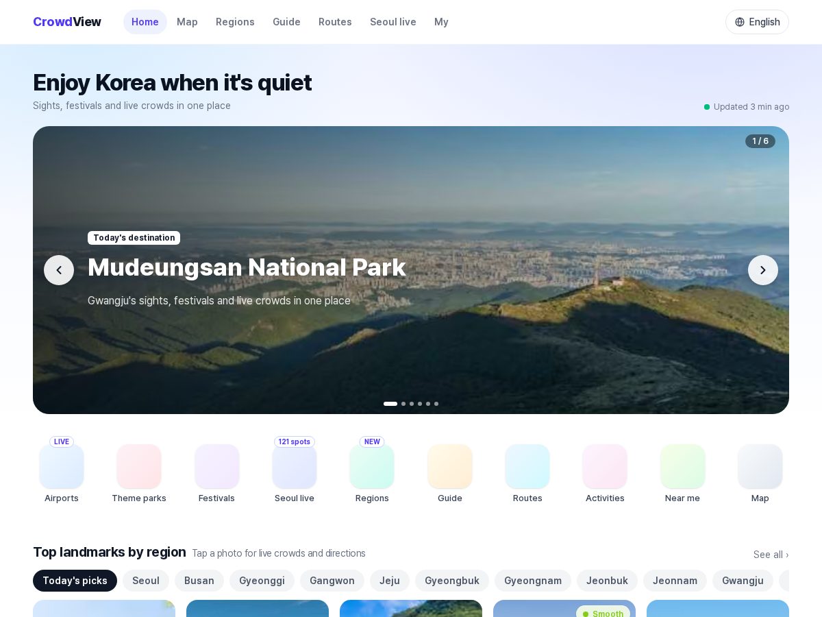 Landing-page snapshot of crowdview.app