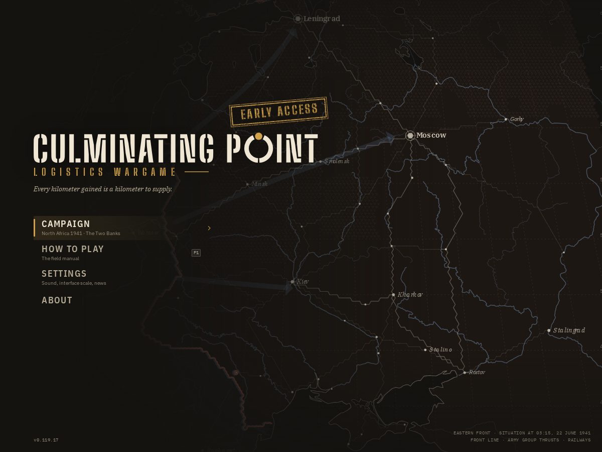 Landing-page snapshot of culminating-point.com