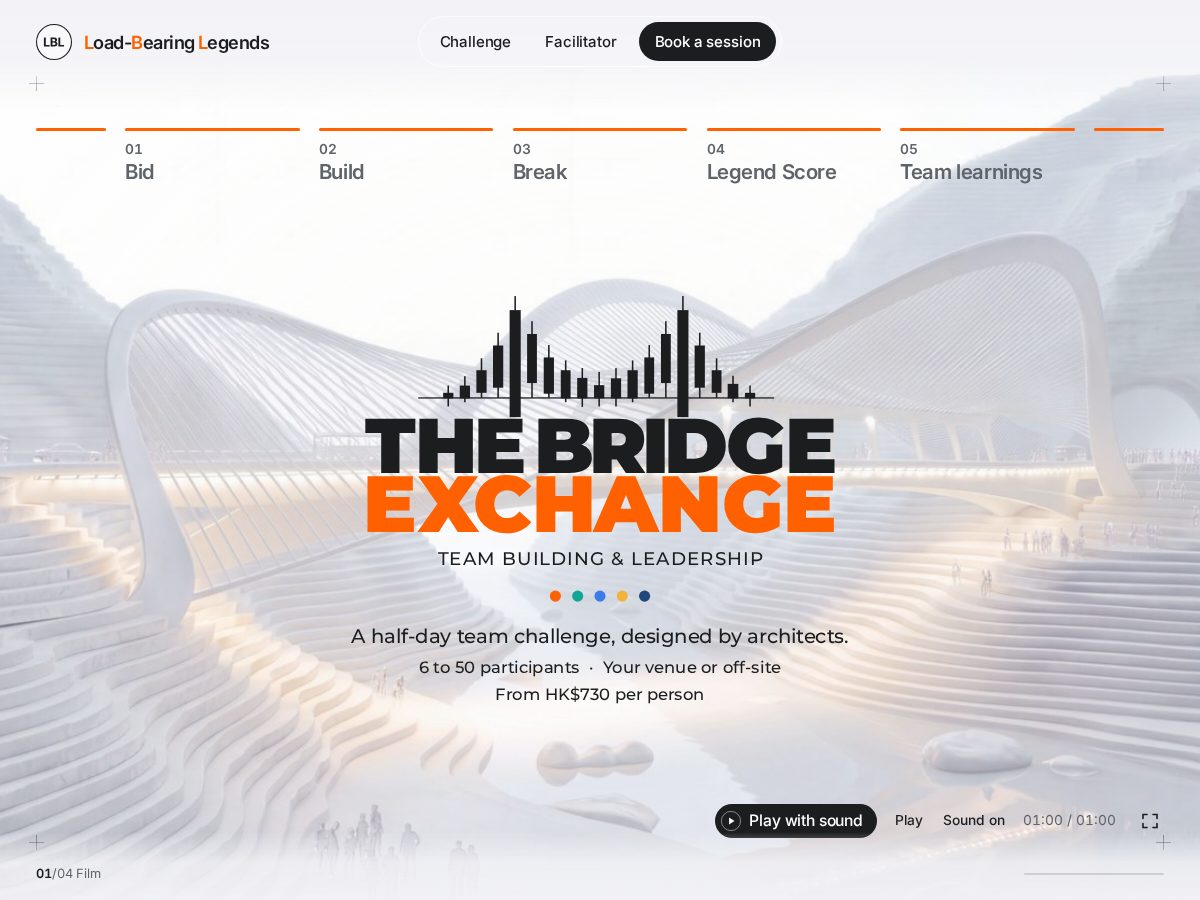 Landing-page snapshot of loadbearinglegends.com