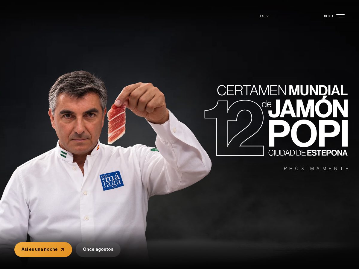 Landing-page snapshot of mundialjamonpopi.com