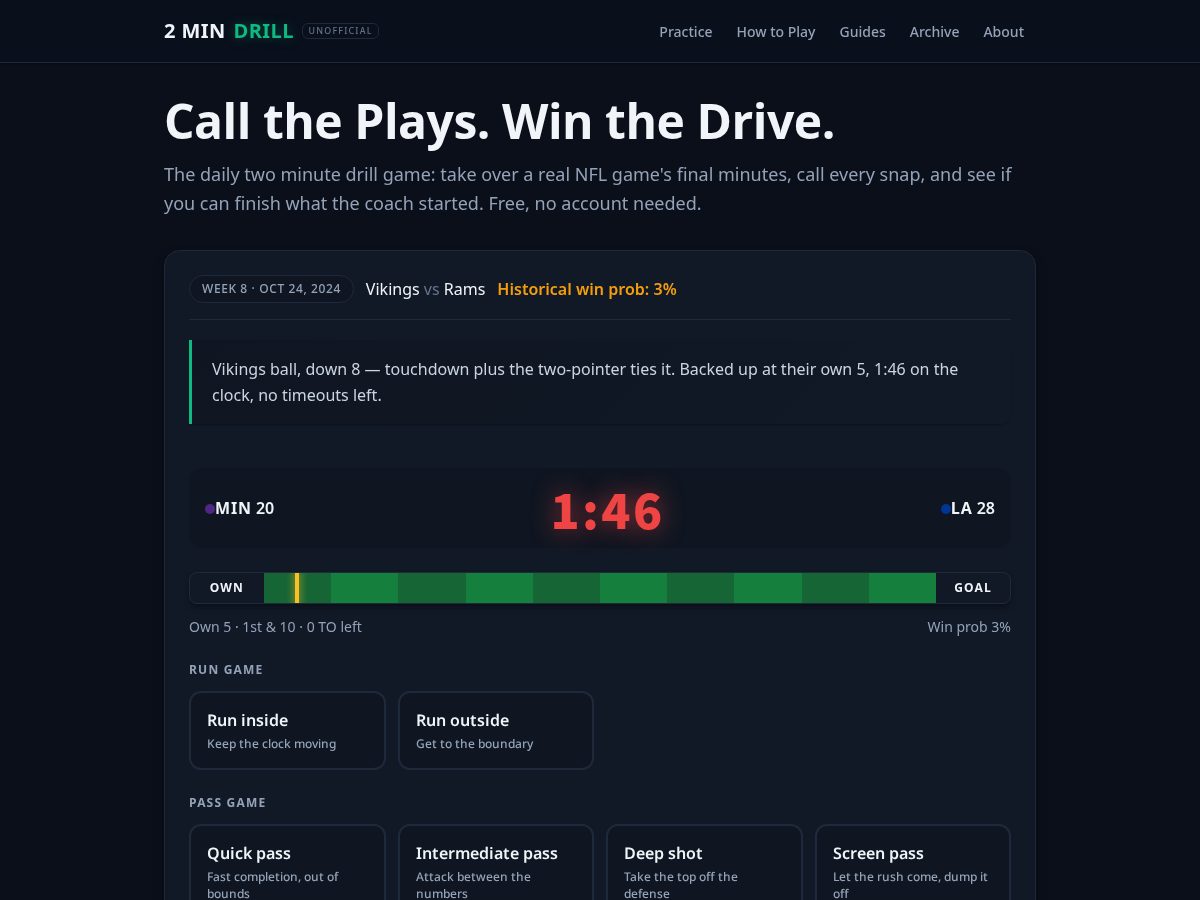 Landing-page snapshot of nfl2mindrill.org