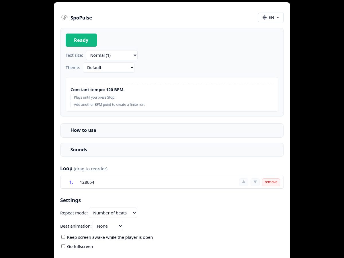 Landing-page snapshot of spopulse.com