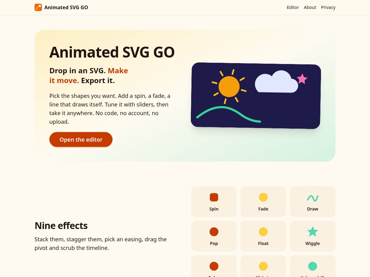 Landing-page snapshot of svgomg.fyi