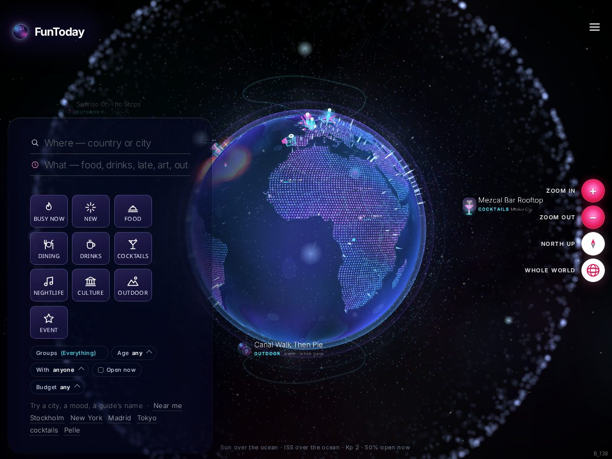 Landing-page snapshot of thatglobe.com