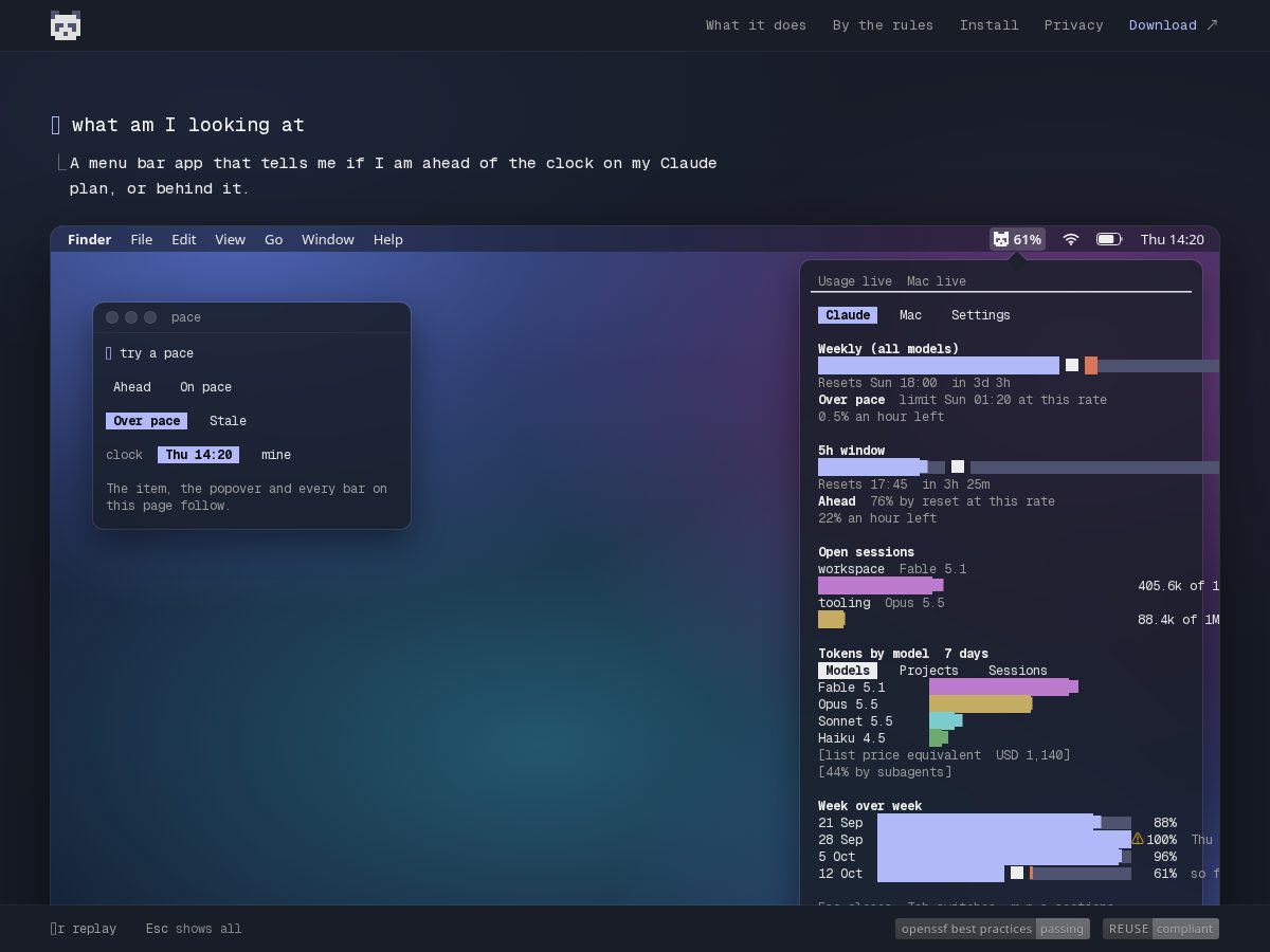 Landing-page snapshot of tokenpanda.dev